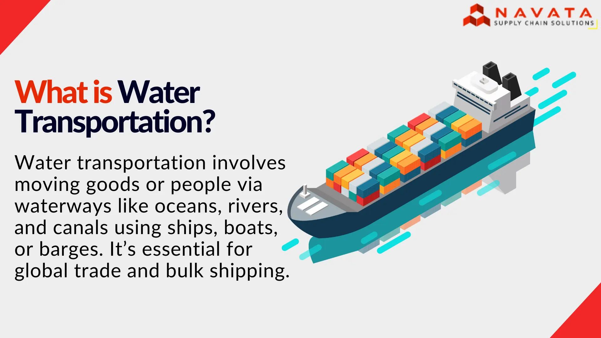 What is Water Transportation