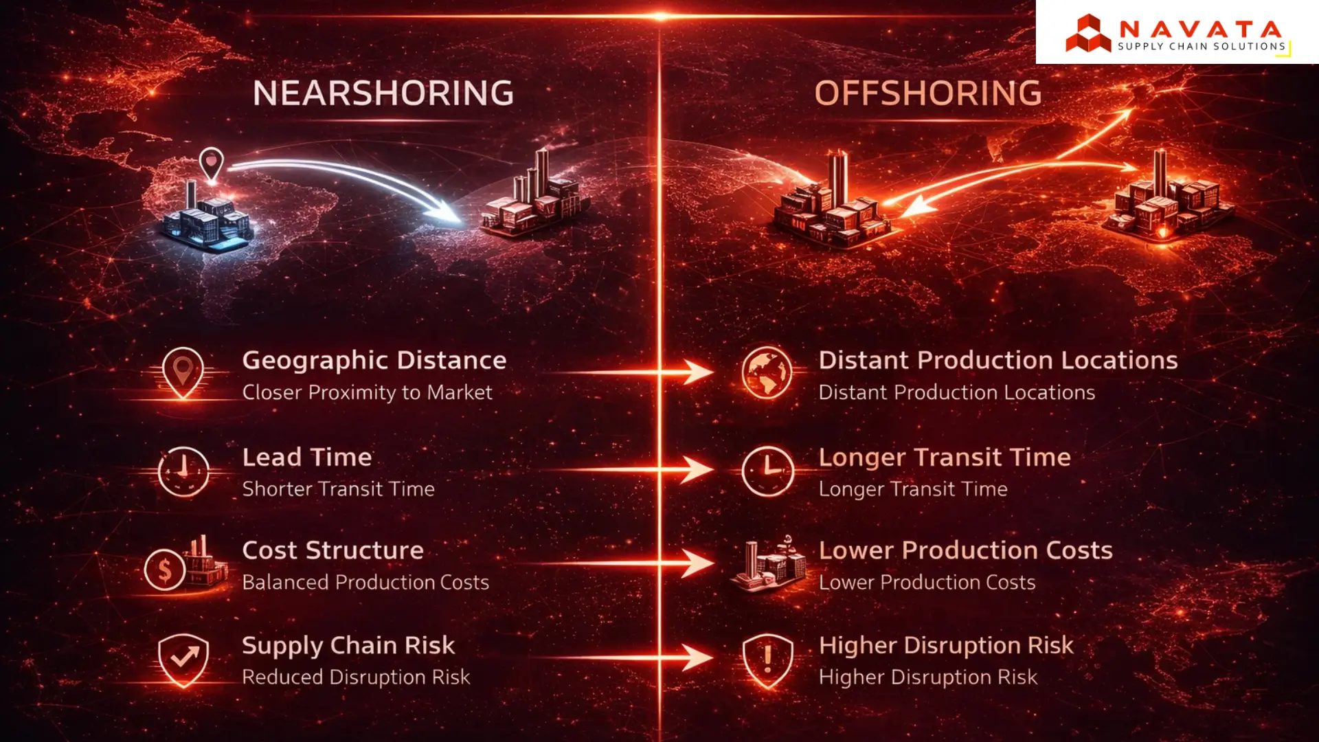 Differences Between Nearshoring and Offshoring